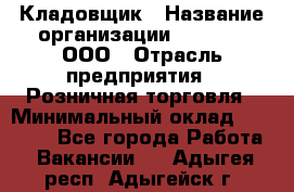 Кладовщик › Название организации ­ O’stin, ООО › Отрасль предприятия ­ Розничная торговля › Минимальный оклад ­ 17 200 - Все города Работа » Вакансии   . Адыгея респ.,Адыгейск г.